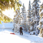 Skiing Steinfjellet